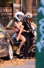 EMILY RATAJKOWSKI Out on a Bike Ride with Her Friend in New York 11/07/2022