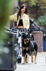 EMILY RATAJKOWSKI Out with Her Dog in New York 11/01/2022