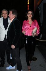 EMMA KROKDAL Leaves Catch Steak in Los Angeles 11/03/2022