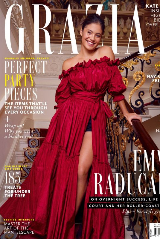 EMMA RADUCANU in Grazia Magazine, UK December 2022