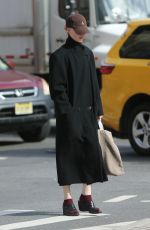 EMMA STONE Leaves a Starbucks in New York 10/31/2022