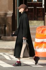 EMMA STONE Leaves a Starbucks in New York 10/31/2022