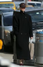 EMMA STONE Leaves a Starbucks in New York 10/31/2022