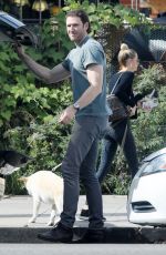 EMMAHERNAN Out for Lunch with Peter Cornell at Sycamore Kitchen in Los Angeles 10/31/2022