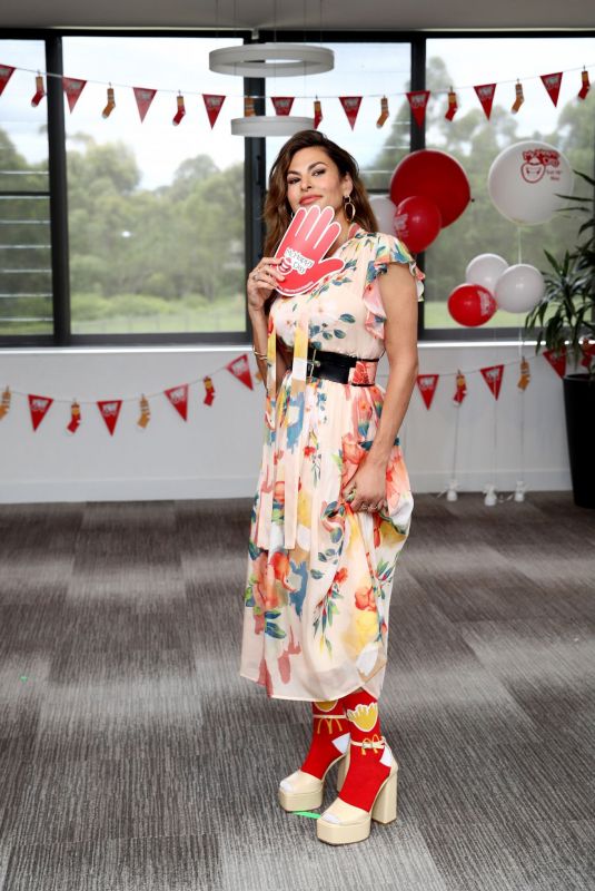 EVA MENDES at Ronald McDonald House Westmead in Sydney 11/18/2022