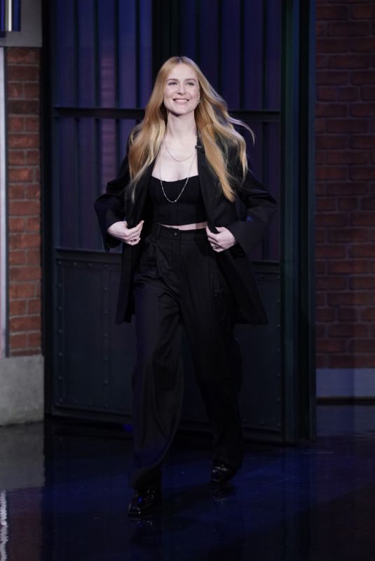 EVAN RACHEL WOOD at Late Night with Seth Meyers in New York 11/03/2022