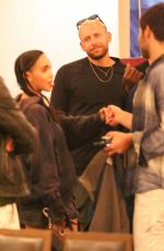 FKA TWIGS Out for Dinner at Matsuhisa Restaurant with her Friends in Beverly Hills 11/19/2022