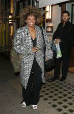 FLEUR EAST Arrives at Il Borro Tuscan Bistro in London 11/14/2022