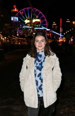 FLORENCE HUNT at Hyde Park Winter Wonderland 2022 VIP Preview Night in London 11/17/2022