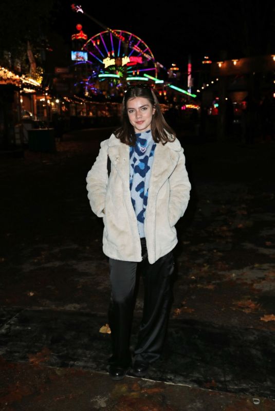 FLORENCE HUNT at Hyde Park Winter Wonderland 2022 VIP Preview Night in London 11/17/2022