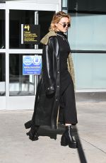 FLORENCE PUGH Arrives at JFK Airport in New York 11/08/2022