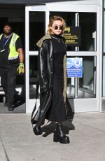 FLORENCE PUGH Arrives at JFK Airport in New York 11/08/2022