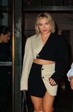 FLORENCE PUGH Leaevs Her Hotel in New York 11/10/2022