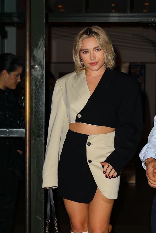 FLORENCE PUGH Leaves Whitby Hotel in New York 11/10/2022