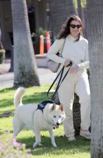 FRAN DRESCHER Out with Her Dog in Los Angeles 11/09/2022
