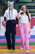 FRANKIE and DEMI SIMS on the Set of House of Sims in Los Angeles 01/11/2022