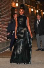 GABRIELLE UNION Leaves Stephen Colbert Show in New York 11/28/2022