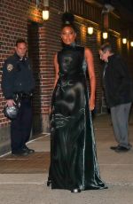 GABRIELLE UNION Leaves Stephen Colbert Show in New York 11/28/2022