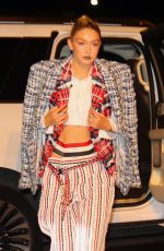 GIGI HADID Arrives at Casa Cipriani for Cfda Awards in New York 11/07/2022