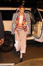 GIGI HADID Arrives at Casa Cipriani for Cfda Awards in New York 11/07/2022