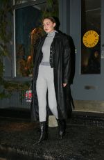 GIGI HADID Arrives at Her Guest In Residence Pop-up in New York 11/29/2022