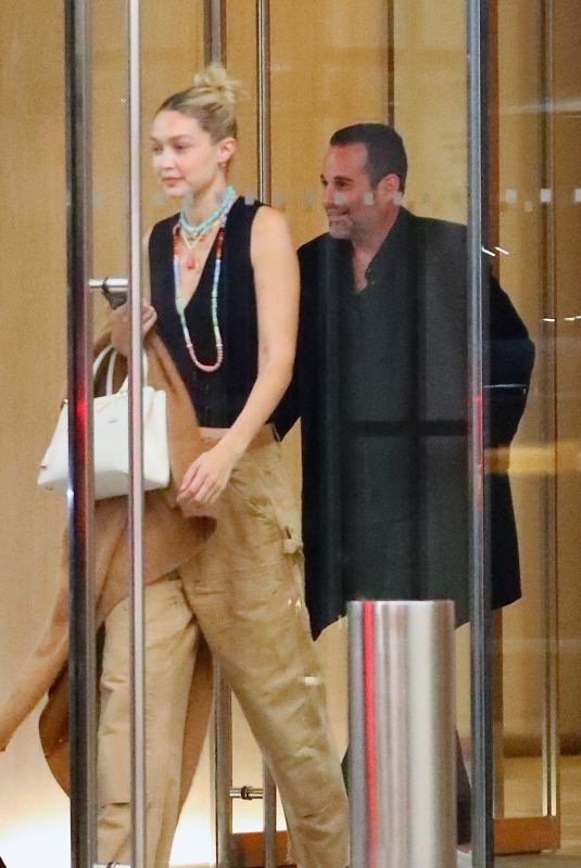 GIGI HADID Leaves a Private Party in New York 11/04/2022