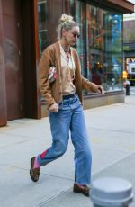 GIGI HADID Leavines Her Apartment in New York 11/03/2022