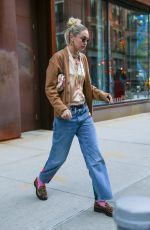 GIGI HADID Leavines Her Apartment in New York 11/03/2022