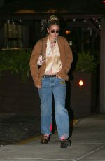 GIGI HADID Out and About in New York 11/03/2022