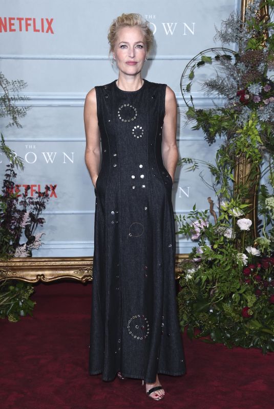 GILLIAN ANDERSON at The Crown, Season 5 Premiere in London 11/08/2022