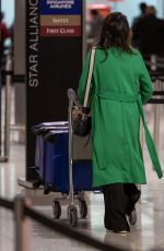 GINA COLANGELO Arrives at Heathrow Airport in London 11/15/2022