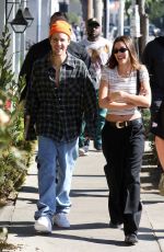 HAILEY and Justin BIEBER Out for Lunch at White Shark in West Hollywood 11/26/2022