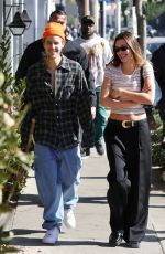 HAILEY and Justin BIEBER Out for Lunch at White Shark in West Hollywood 11/26/2022