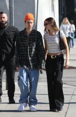 HAILEY and Justin BIEBER Out for Lunch in West Hollywood 11/26/2022