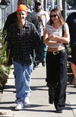 HAILEY and Justin BIEBER Out for Lunch in West Hollywood 11/26/2022