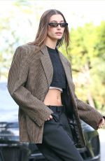 HAILEY BIEBER Out in Beverly Hills 11/11/2022