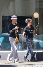 HALLE BERRY Out Shopping for Furniture in Los Angeles 11/18/2022