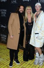 HEIDI KLUM at Disney+ Elton John Live: Farewell from Dodger Stadium in Los Angeles 11/20/2022