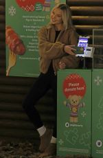 HELEN FLANAGAN Promotes a Charity by Lidl at Winter Wonderland in London 11/20/2022