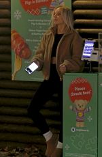 HELEN FLANAGAN Promotes a Charity by Lidl at Winter Wonderland in London 11/20/2022