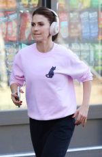 HILARIA BALDWIN Out Jogging in West Village 11/10/2022