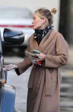 HILARY DUFF at a Gas Station in Studio City 11/07/2022