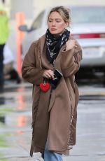 HILARY DUFF at a Gas Station in Studio City 11/07/2022