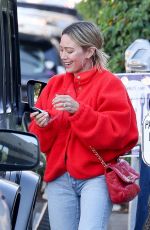 HILARY DUFF Out for Breakfast in Studio City 11/13/2022