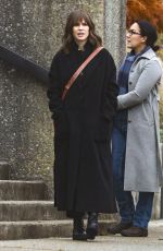 HILARY SWANK on tye Set of Her Newest Show Alaska Daily in Vancouver 11/16/2022