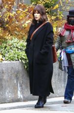 HILARY SWANK on tye Set of Her Newest Show Alaska Daily in Vancouver 11/16/2022