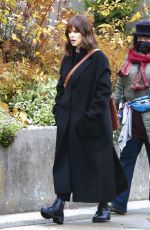 HILARY SWANK on tye Set of Her Newest Show Alaska Daily in Vancouver 11/16/2022