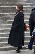 HILARY SWANK on tye Set of Her Newest Show Alaska Daily in Vancouver 11/16/2022
