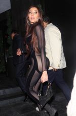 HOLLY SONDERS Out for Dinner at Catch Steak in West Hollywood 11/18/2022