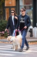 IRINA SHAYK and Bradley Cooper Out for a Walk in New York 11/07/2022